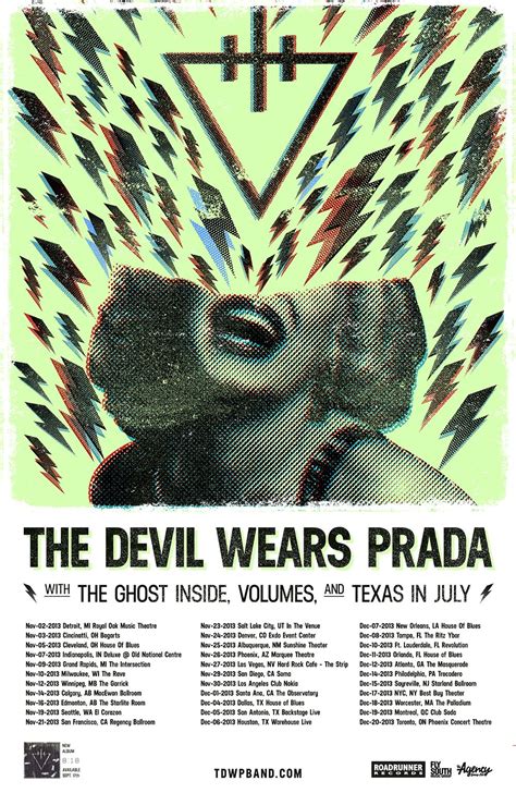 the devil wears prada set list|devil wears prada tour 2024.